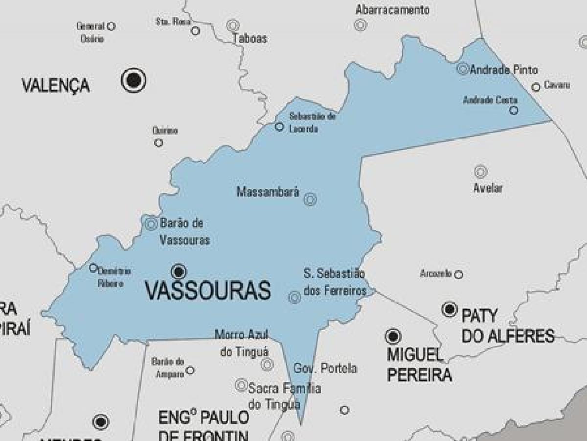 Kaart van Varre-Sai gemeente