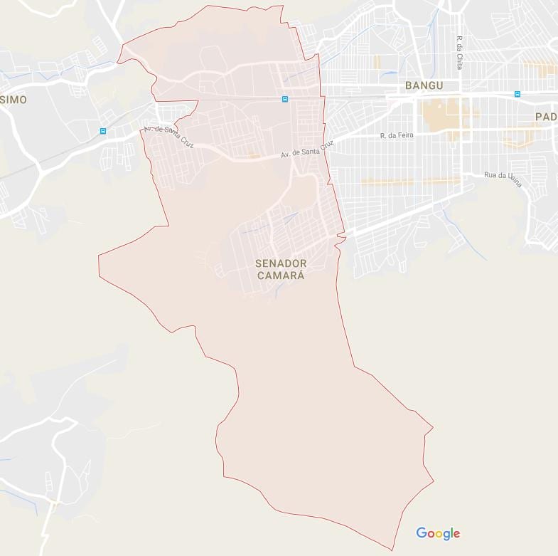 Kaart van Senador Camará