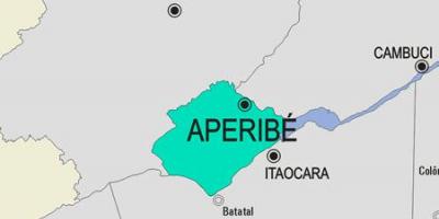 Kaart van de gemeente Aperibé