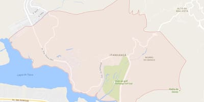 Kaart van Itanhangá