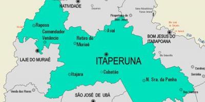 Kaart van de gemeente Itaperuna