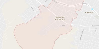 Kaart van Quintino Bocaiúva
