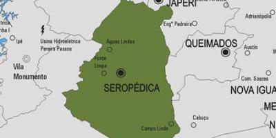 Kaart van de gemeente Seropédica