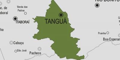 Kaart van de gemeente Tanguá