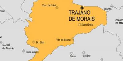 Kaart van Trajano de Morais gemeente